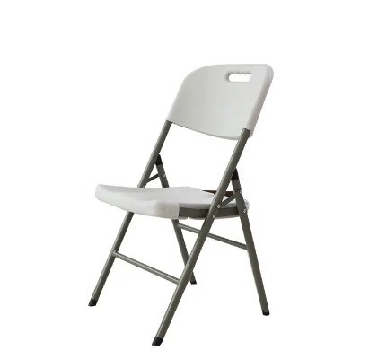 Customized Color 88*45*50cm Blow Moulded Plastic Folding Chair for Events