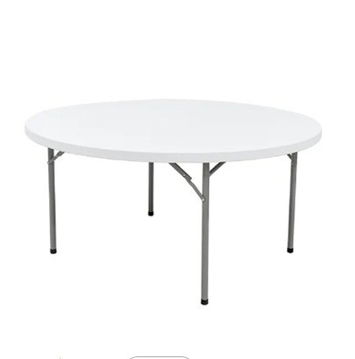 Foldable 150cm Round Table for Events and Parties Made of Durable Plastic Material