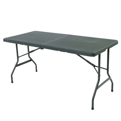 Contemporary Design Style Outdoor Portable Folding Plastic Camping Table with Stripes