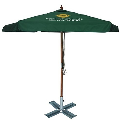 Waterproof Cover 180g Polyester Fabric Straight Leisure Garden Umbrella with Logo Printed